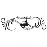 Wandtattoo Beautiful Life 