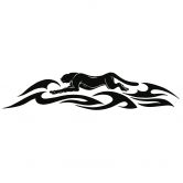 Sticker mural - Tribal Panthère 
