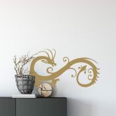Wandtattoo Drachen-Tribal 