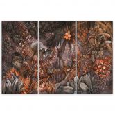 3-delige canvas print, Deep Jungle 
