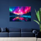 Leinwandbild, Abstrakte Himmelslandschaft 