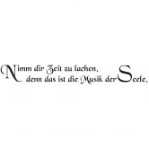 Wandtattoo Nimm Dir Zeit zu lachen... 1 