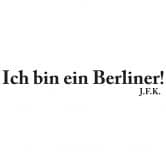 Muursticker Ich bin ein Berliner 