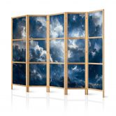 Japanischer Paravent, Raumteiler freistehend, Trennwand - Astronomical Wonders 