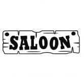Wandtattoo Saloon Schild 