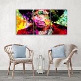Leinwandbild 3-teilig, Jimmy Hendrix Musik 