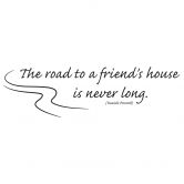 Sticker mural - The Road to a Friend 