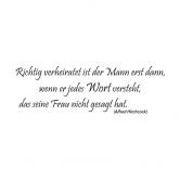 Wandtattoo Richtig verheiratet... 