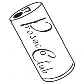 Wandtattoo Prosecco-Club Büchse 