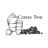 Wandtattoo Coffee Time 1 