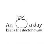 Sticker mural - An Apple a Day 