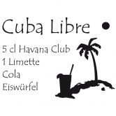 Wandtattoo Cuba Libre 