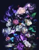 Fototapete in großem Blumenmotiv Lila ,Floral 2,70 x 2,12 m 