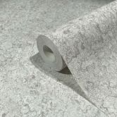 Vliestapete als strukturiertes Uni grau Grafisch 