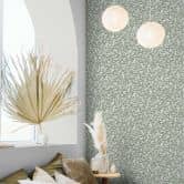 Vliestapete Blätter, Blattmotiv Floral Natur in Grün 