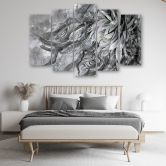 Leinwandbild 5 teilig, Blume der Königin der Nacht 