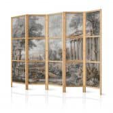 Japanischer Paravent, Raumteiler freistehend, Trennwand - Antique Landscape 