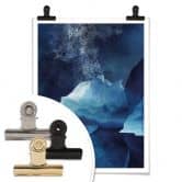 Poster Goed Blauw - Der Polarbär 