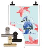 Poster Goed Blauw - Der Eisvogel 