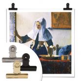 Poster Vermeer - Jeune femme avec la carafe d’eau 