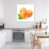 Leinwandbild, Aprikose Obst 