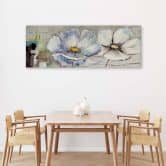 Leinwandbild, Blumen Aquarell 