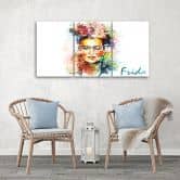 Leinwandbild 3-teilig, Frida Kahlo 
