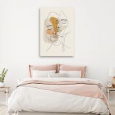 Leinwandbild, Minimalistische Umrisse 