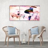 Leinwandbild 3-teilig, Audrey Hepburn 