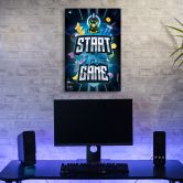 Leinwandbild, Spielkonsole Gamer 
