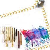 Poster Bleichner - San Francisco Aquarell Skyline 