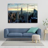 Leinwandbild 3-teilig, New York Stadt Architektur 