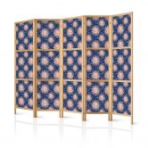 Japanischer Paravent, Raumteiler freistehend, Trennwand - Sunny Patterns: Repeating Sun Motif 