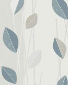 Vliestapete Grafisch Modern, Natur in Weiß  