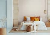 Vliestapete Struktur Modern, Klassisch, Shabby Chic in Rosa-Braun  