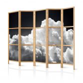 Japanischer Paravent, Raumteiler freistehend, Trennwand - Discover the Infinite Play of Sunlight 