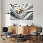Leinwandbild, Orchidee abstrakt 3D 