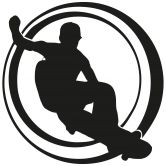Wandtattoo Skater 