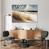 Leinwandbild Strand Meeresdünen Landschaft 