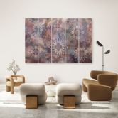 Leinwandbild 5 teilig, Mosaik der Sterne 