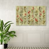 Leinwandbild 5 teilig, Lilia gelbe Blume 