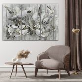 Leinwandbild 3 teilig, Saint Lotos Blumen 