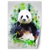 Fototapete, für Kinder Essender Panda 