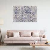 Leinwandbild, Mosaik Blau 