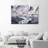 Canvasbillede, Japansk akvarel 