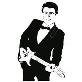 Wandtattoo Buddy Holly 