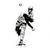 Wandtattoo Baseball 1 