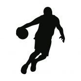 Wandtattoo Basketball 9 