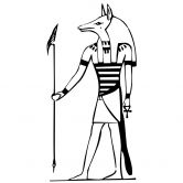 Wandtattoo Anubis 2 