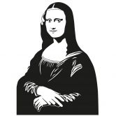 Wandtattoo Mona Lisa 